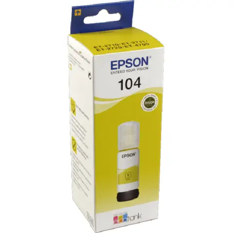 Tusz Epson 104 / T00P4 Yellow do drukarek (Oryginalny) [65ml]